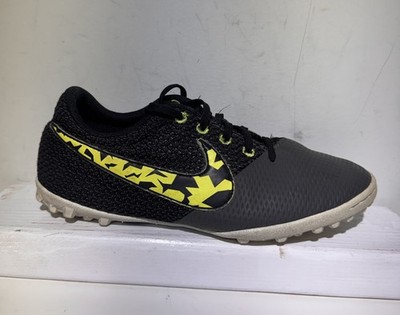 Nike Elastico Pro III IC 685362-001 Indoor Court Black Neon Cleats