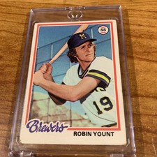 1978 Topps Baseball Robin Yount Milwaukee Brewers HOF #173