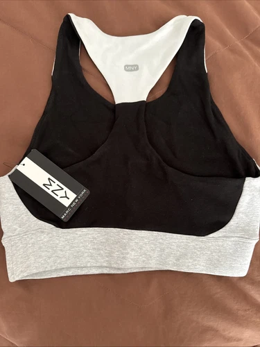 Marc New York Women’s Sports Bra Yoga Top Racerback New Size Medium