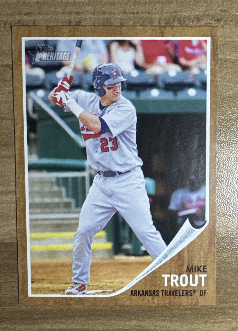 2011 Topps Heritage Minor League #44 Mike Trout