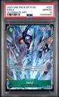 2025 ONE PIECE OP13 #027 CARRYING ON HIS WILL SANJI ALT ART PSA 10 GEM MINT