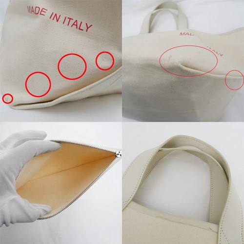 Celine Made In Tote Bag Small Hand White X Red 186082B3D.27N12 - Foto 7 di 10
