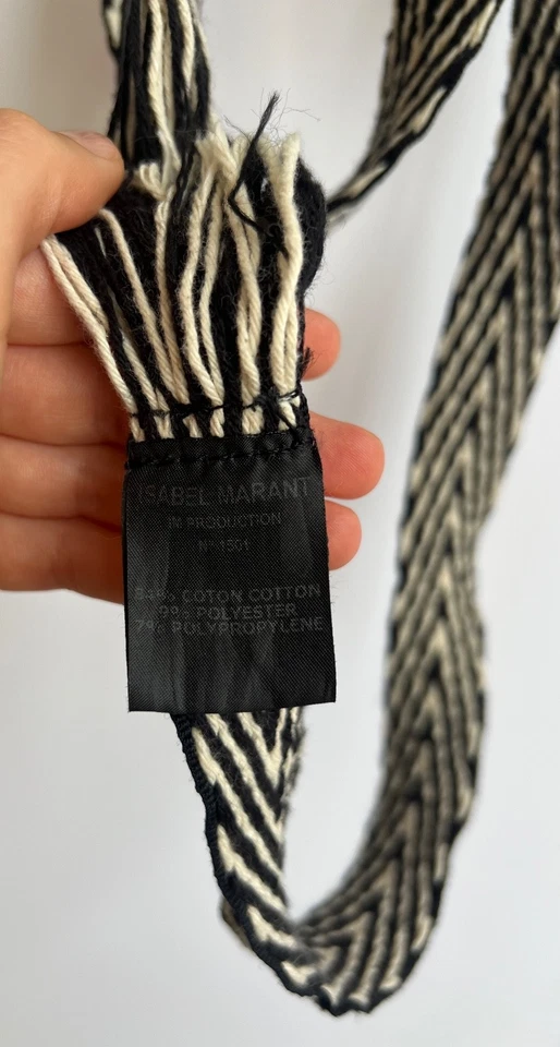 Isabel Marant Etoile Belt Boho Chic Woven OS - Image 4 of 4