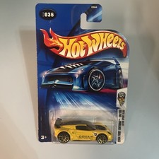 2004 Hot Wheels #36 First Editions 36/100 LOTUS SPORT ELISE Yellow w/Gold 10 Sp