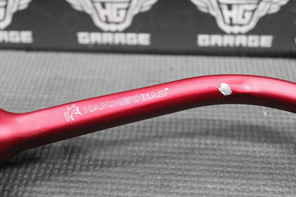 Honda CRF450R 2012 12-16 Hammerhead rojo forjado arranque palanca de pedal Foto 2 de 4