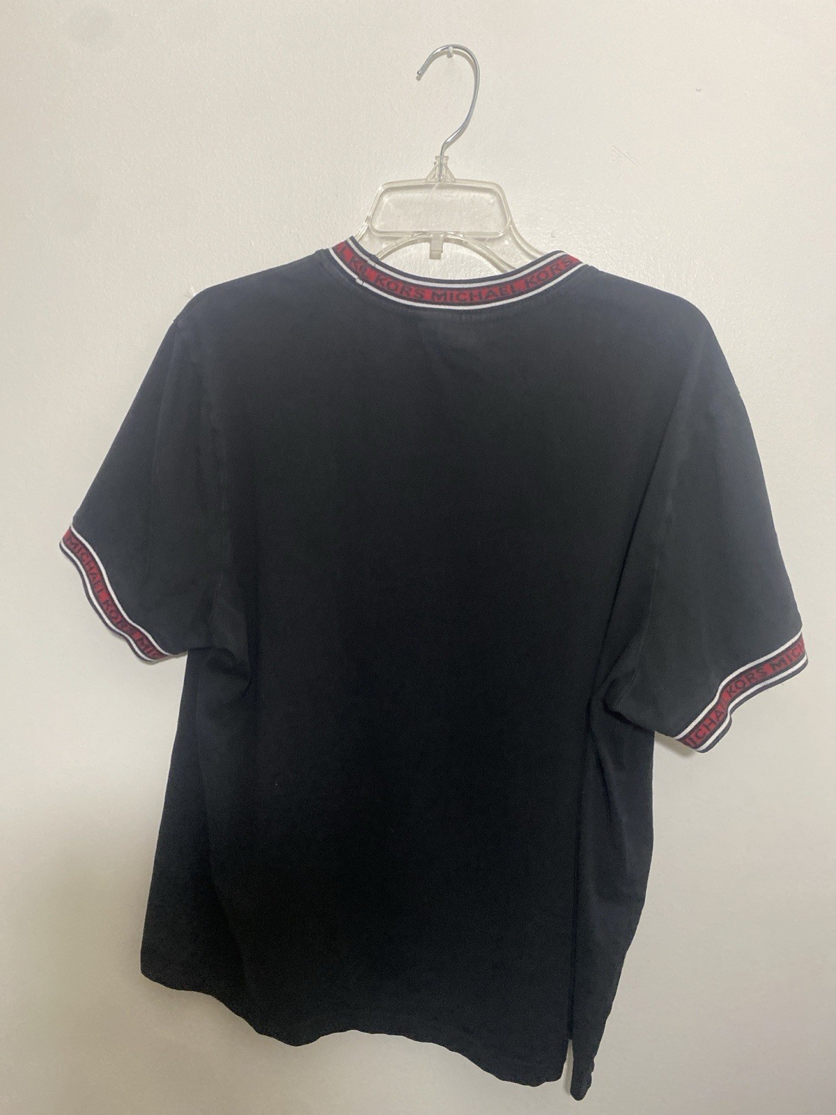 Michael Kors Men's XL Black Logo Trim Short Sleeve T-Shirt thumbnail 3