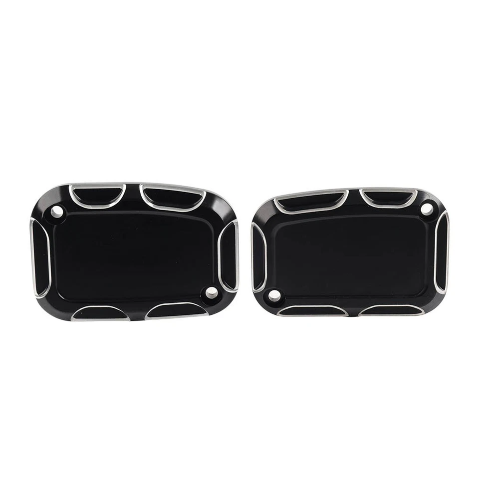 2x Front Brake Master Cylinder Covers For Harley Street Glide Road King V-Rod - Изображение 4 из 4