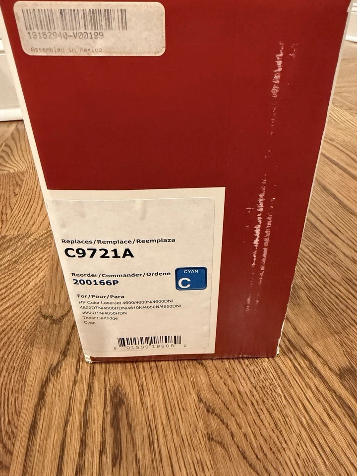 NUEVO - Cartucho de tóner cian C9721a para impresoras HP4600 Foto 3 de 3