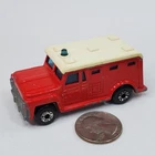 Vintage 1978 Matchbox Superfast Armored Truck Red No 69 Lesney England