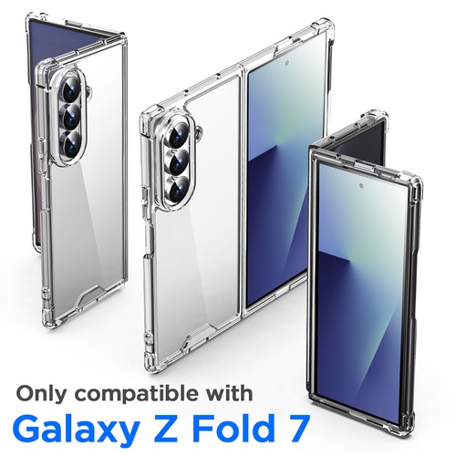 For Samsung Galaxy Z Fold 7 Case Clear Shockproof Ultra Thin Protective Cover - Picture 8 of 8
