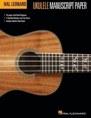Hal Leonard Ukulele Manuscript Paper - Paperback By Hal Leonard Corp - GOOD