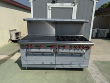 American Range AR-36G-6b 72" Commercial 6  Burner Range w/ 36" Manual Griddle