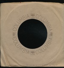 45 RPM Company logo sleeves-COLUMBIA -circle