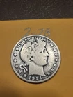 1914 S  Barber Half Dollar VG  Lot2-78