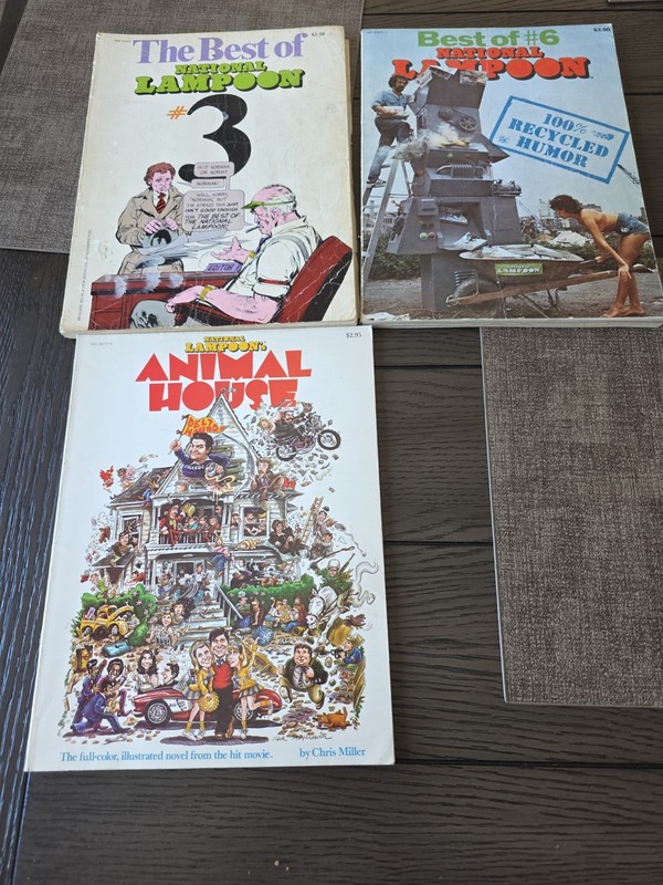 NATIONAL LAMPOON SPECIAL ISSUES FROM 1970S. LOT OF 3