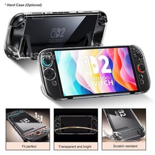For Nintendo Switch 2 Carrying Case Travel Bag TPU & Hard Shell Portable Case — image 14