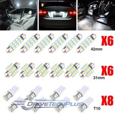 20pcs 6500k Led Interior Lights Bulbs Kit Car Trunk Dome License Plate Lamps