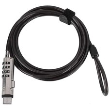 Laptop Cable Locks Combination Cable Lock 4 Digital Password Security Anti Th...