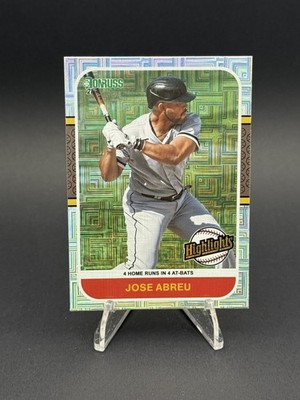 2021 Donruss #HI2 Jose Abreu Highlights Vector