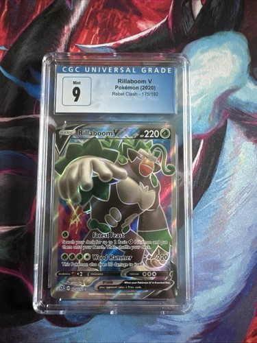Rillaboom V graded CGC 9 for sale on eBay