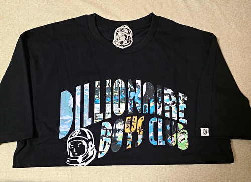 Billionaire Boys Club Black Graphic Logo Astronaut Print Crew Neck T-Shirt XL