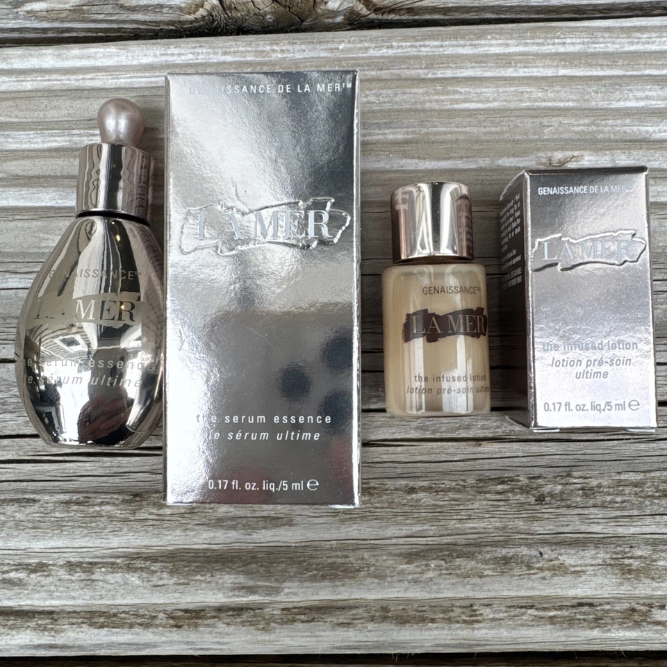 La Mer Genaissance de La Mer 精华精华 5 毫升 & The Infused 乳液 5 毫升 — 第 2/4 张图片