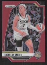 2024 Panini Prizm WNBA #66 Chennedy Carter Red Prizms #/299
