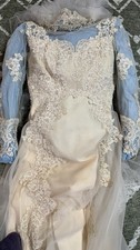 Vintage Wedding Dress 1992 Ivory French Lace