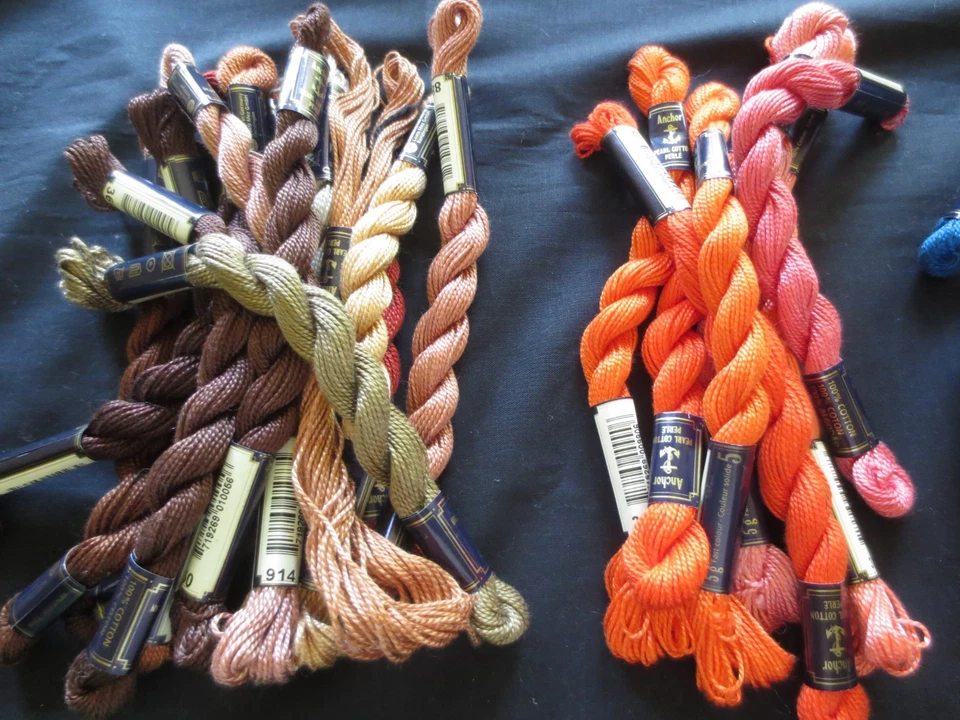 163 Skeins  ANCHOR #5 PEARL COTTON EMBROIDERY FLOSS - Listed by Colors - Image 2 of 4