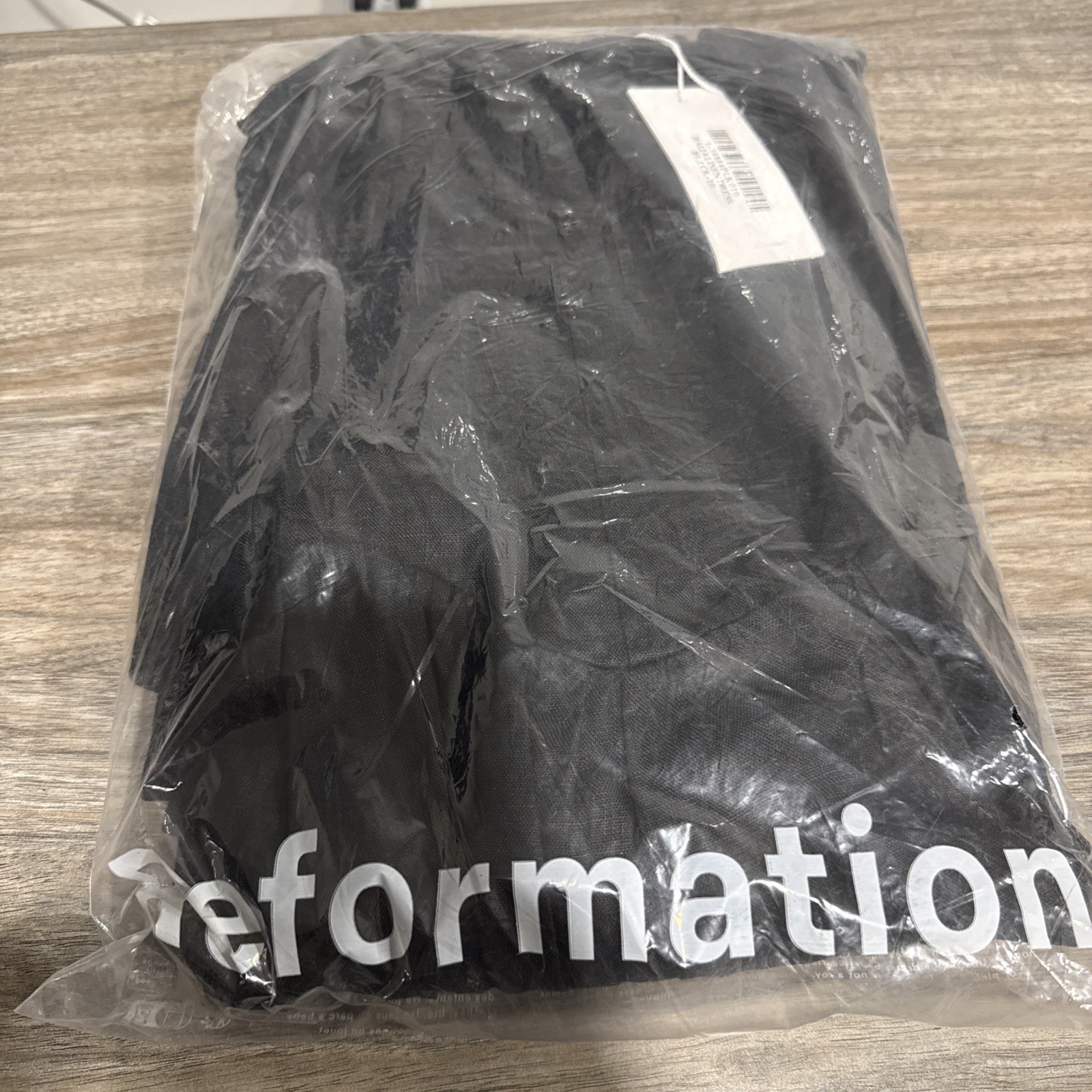 Reformation Balia Linen Dress Black Size 10 Sleeveless Maxi With Drop Waist New image 4