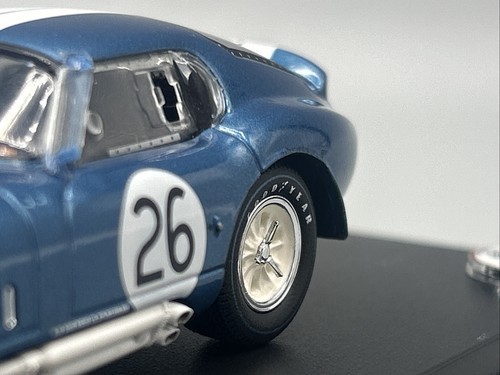 1/43 Kyosho 1965 Carroll Shelby Cobra Daytona Coupe Blue No.26 03051C - Picture 16 of 16