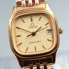 Orologio Donna Vintage 1985 OMEGA Seamaster Quartz Cal.1426 Oro 22mm...