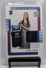 2025 Donruss WNBA * AJSA SIVKA - Rookie Jersey -Jersey Stripe Relic