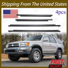 Door Glass Outer Molding Weatherstrip 4pcs Set For 1995-2002 Toyota 4runner