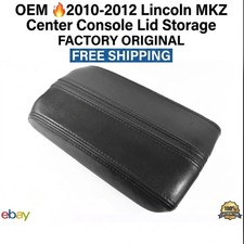 Oem 2010-2012 Lincoln Mkz Center Console Black Leather Armrest Lid Assembly Oem 2010-2012 Lincoln Mkz Center Console Black Leather Armrest Lid Assembly