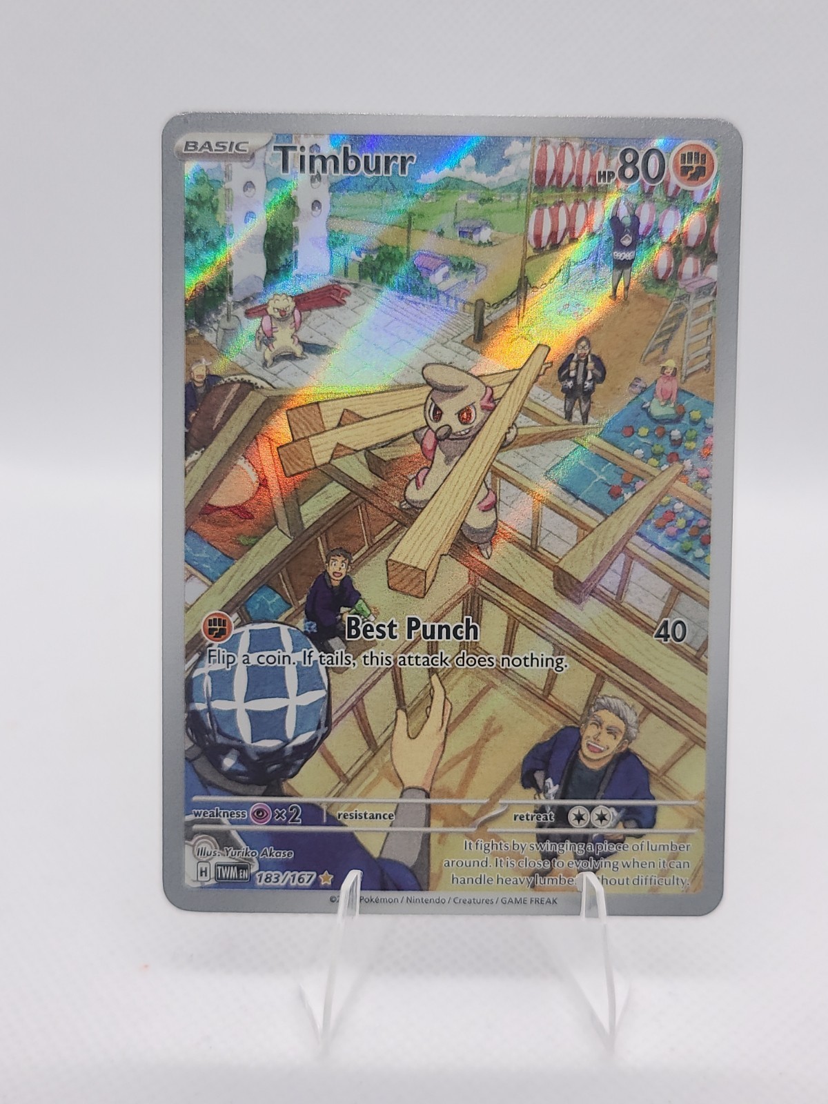 Pokemon Twilight Masquerade Timburr #183