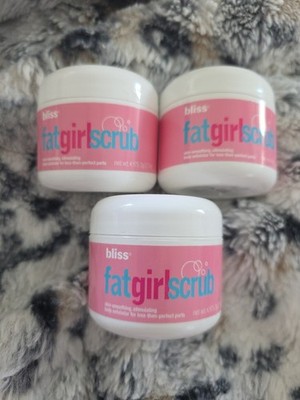 3 Bliss Fat Girl Body Exfoliator Scrub   2.7 oz   For Women   NEW