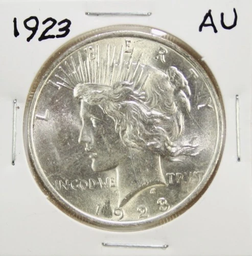 1923 Peace Dollar AU #GA