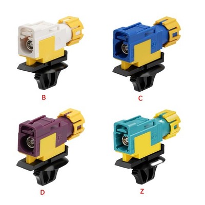 Fakra Wasserdicht Jack-Buchse Crimpstecker B/C/Z für RG316 RG174-Kabel GPS/Radio