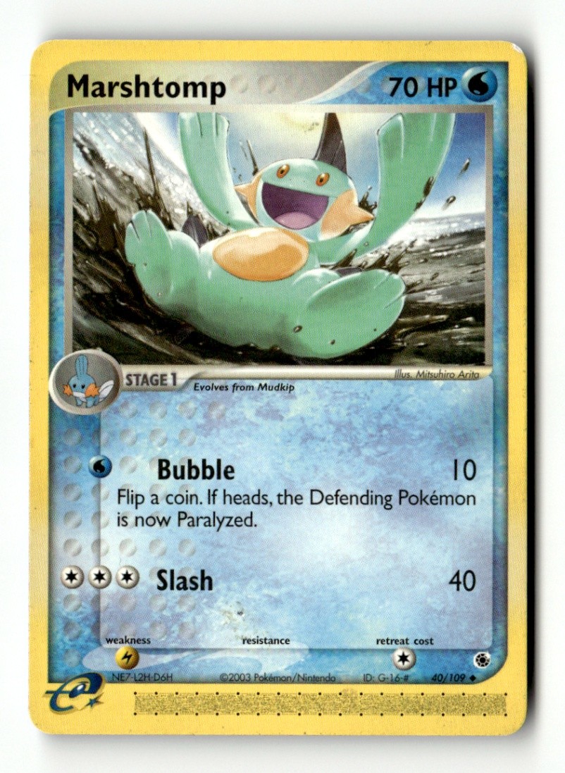 marshtomp pokemon card Pokemon Single Card GREAT ENCOUNTERS