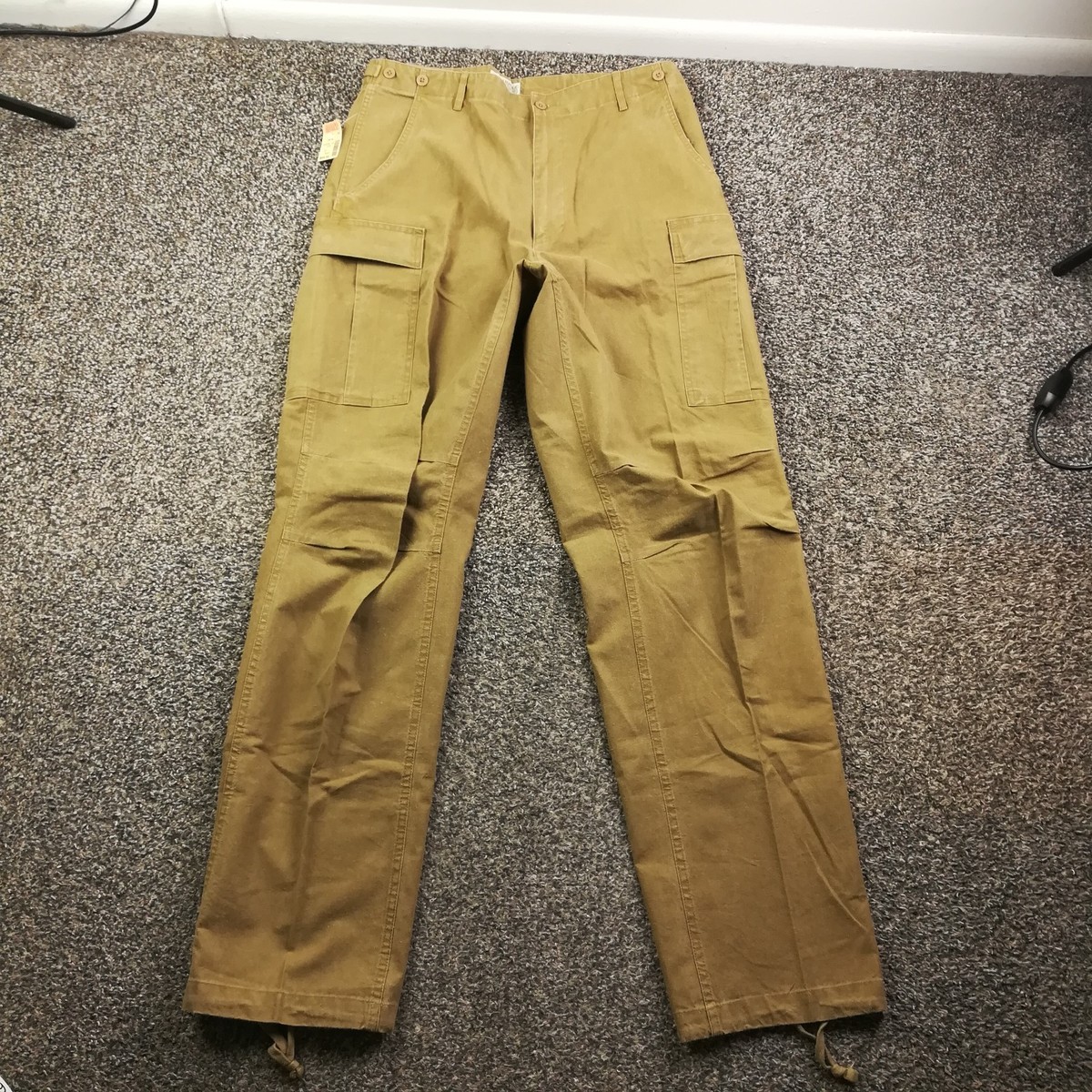 80s BANANA REPUBLIC USA製 旧タグ チノパン 34×30 NWT Vintage 80s Banana Republic Pants Safari Cargo Adjustable