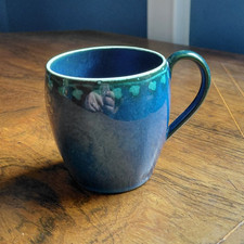 Ruskin Pottery Cup "Chrome 11" Early Rare c.1902