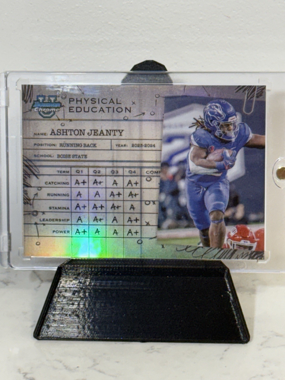 2024 Bowman University Chrome - Physical Education Ashton Jeanty #PE-13 (RC)