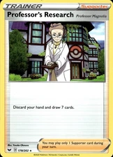 Professor's Research 178/202 | SWSH Base Set | Pokemon TCG | ENG | Non Holo Rare