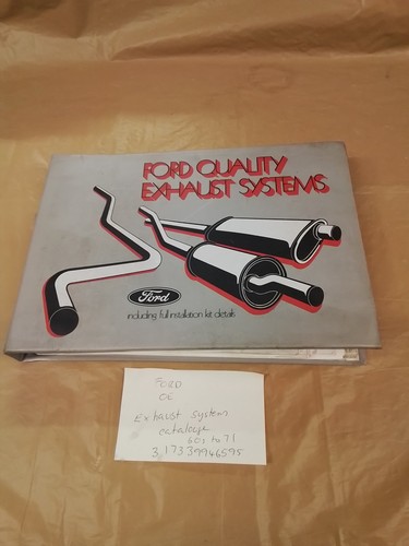 OE FORD AUSPUFFANLAGEN KATALOG DECKEL 60ER BIS 71 SUPER SELTEN