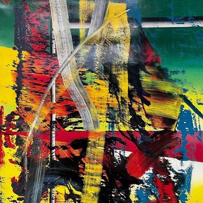 GERHARD RICHTER Station 577-2 Poster 1985 Abstract Painting Rare