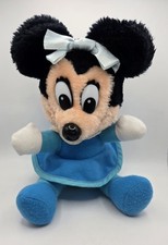 Vintage Disney Mickey's Christmas Carol Minnie Mouse 8" Plush Stuffed Animal