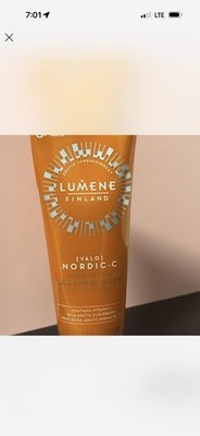 Lumene Finland Valo Nordic C Glow Reveal Peeling Mask, 2.5 fl oz Sealed