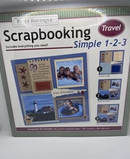Paper Boutique Scrapbooking Kit TRAVEL 16 Pages, Stickers & Die-Cuts *Sealed*