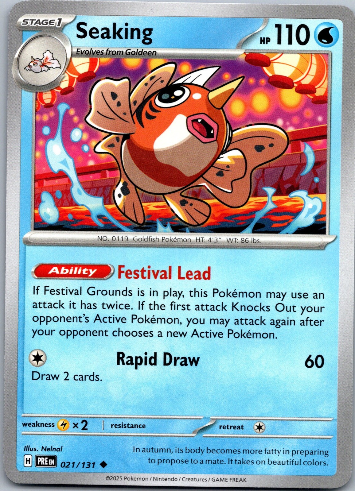 Seaking Normal SV: Prismatic Evolutions 021/131 NM